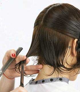 آموزش کوتاه کردن موی سر خانمها به صورت تصویری
