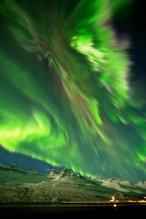 شفق قطبی, ایسلند