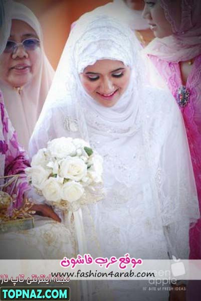 لباس عروس بلند اسلامی