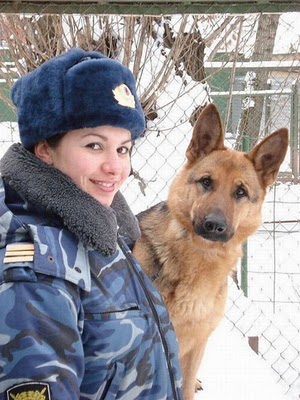 پلیس زن روسی