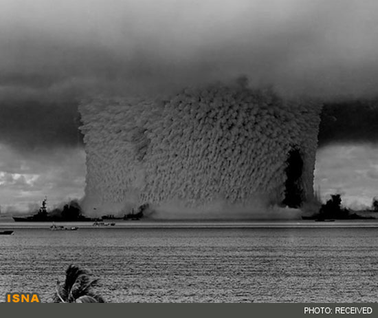 انفجار اتمی در اقیانوس