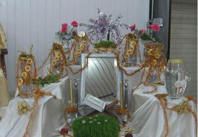 چیدمان سفره هفت سین