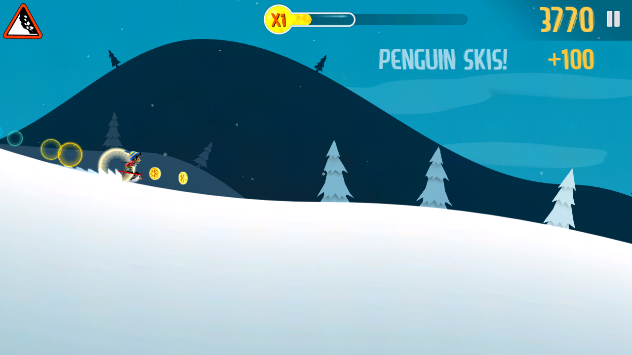 Ski-Safari-Collect-coins