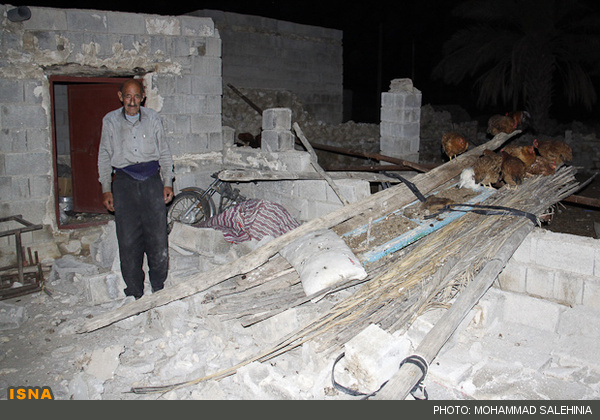 عکس زلزله بوشهر 