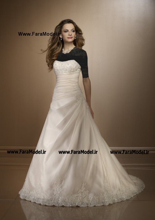مدل لباس عروس اروپایی