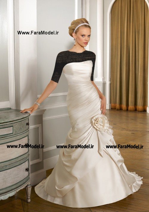مدل لباس عروس مارکدار جدید