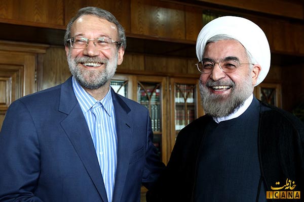 حسن روحانی و علی لاریجانی