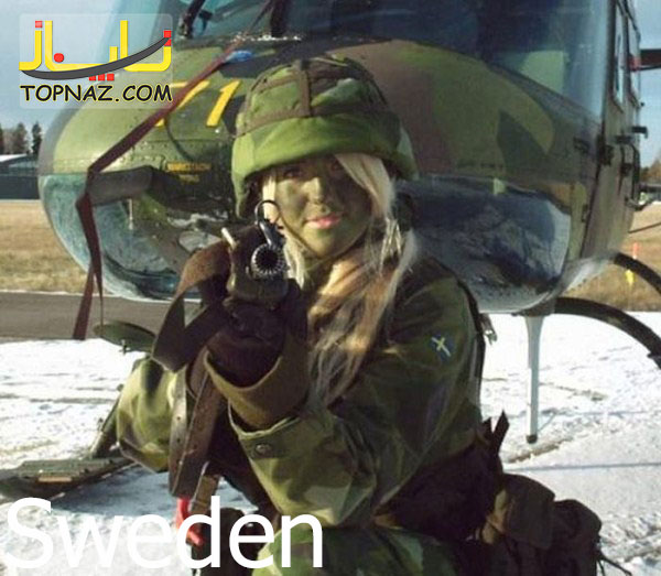 خوش چهره ترین زنان نظامی دنیا