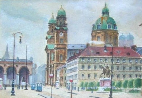 165 Paintings by Adolf Hitler (39 photos)