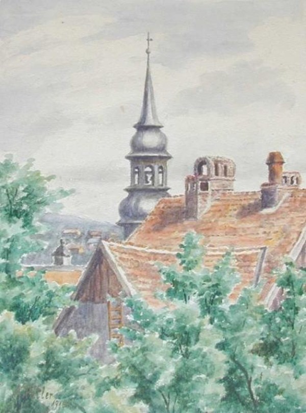 273 Paintings by Adolf Hitler (39 photos)