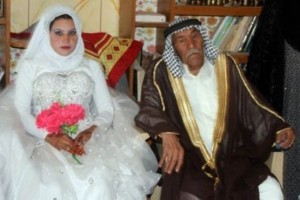 ازدواج پیرمرد با عروس جوان , عکس عروس