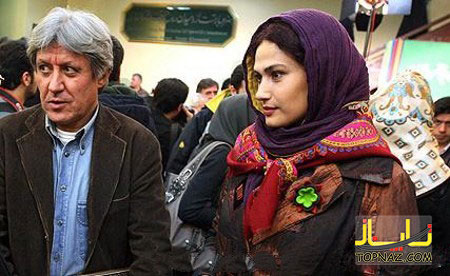 لادن مستوفی و همسرش لادن مستوفی و همسرش