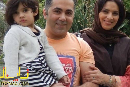عکس از روشنک عجمیان در کنار همسر و دخترش عکس از روشنک عجمیان در کنار همسر و دخترش