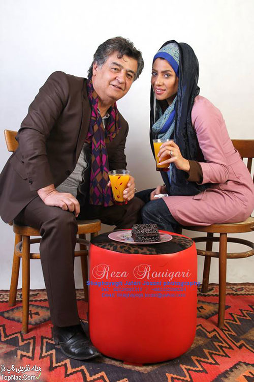 رضا رویگری و همسرش