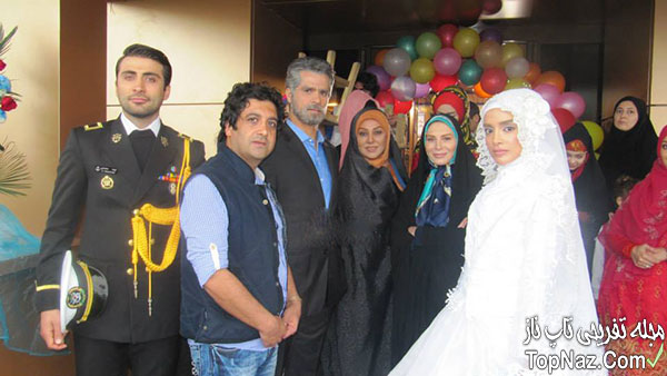 الهه حصاری در لباس عروس