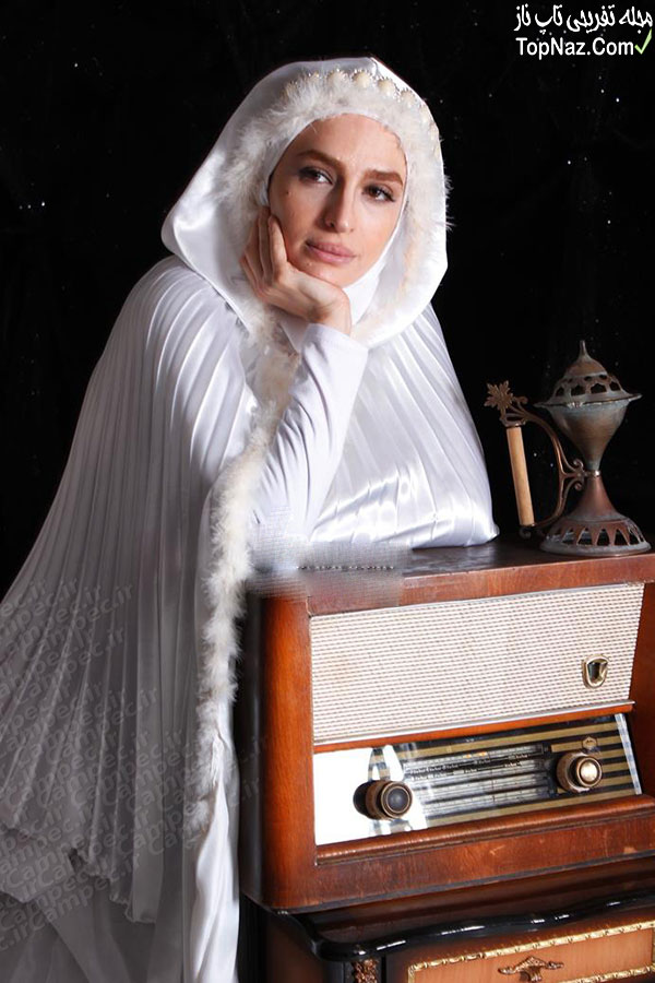 و زنده یاد عسل بدیعی در لباس عروس