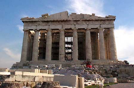 آشنایی با بنای آکروپلیس در یونان