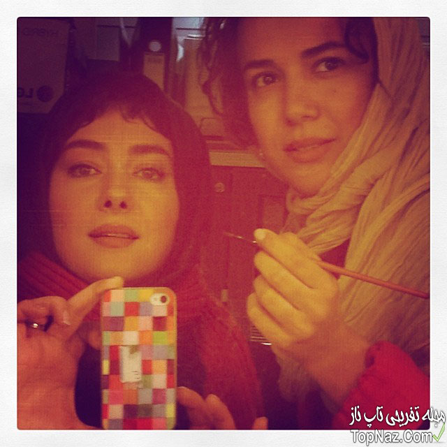 عکس های هانیه توسلی در پشت صحنه فیلم خط ویژه عکس های هانیه توسلی در پشت صحنه فیلم خط ویژه