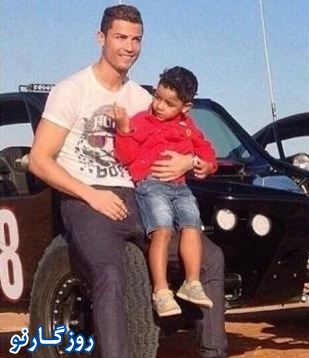 کریس رونالدو دوست دختر و پسرش در دبی