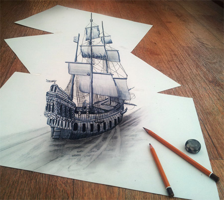 3D Drawing by Ramon Bruin