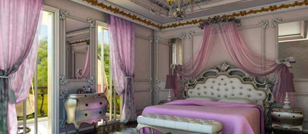 اتاق خواب های کلاسیک و سلطنتی
