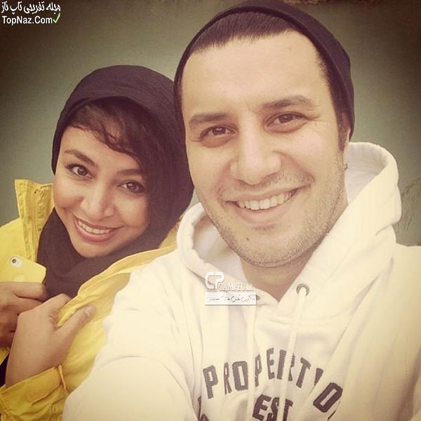 جواد عزتی و همسرش مه لقا باقری
