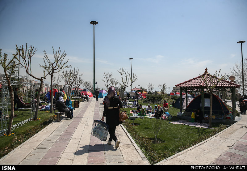 عکس های روز سیزده بدر در تهران, روز طبیعت