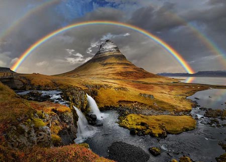 این تصاویر زیبا از کشور ایسلند است