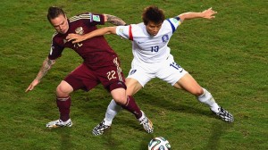 نتیجه دیدار تیم های روسیه و کره جنوبی در جام جهانی 2014
