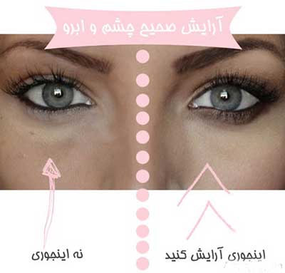 روش صحیح آرایش چشم و ابرو