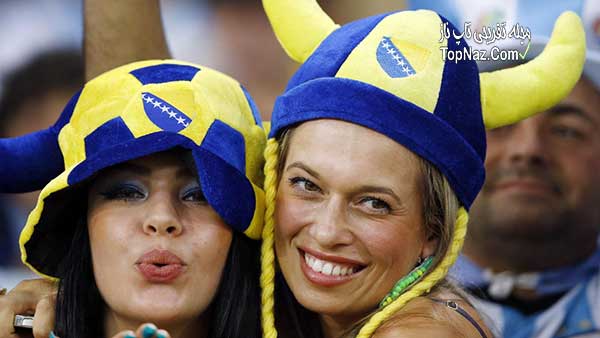 عکس های جالب از زنان تماشاگر جام جهانی 2014