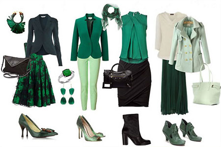 نحوه انتخاب لباس سبز