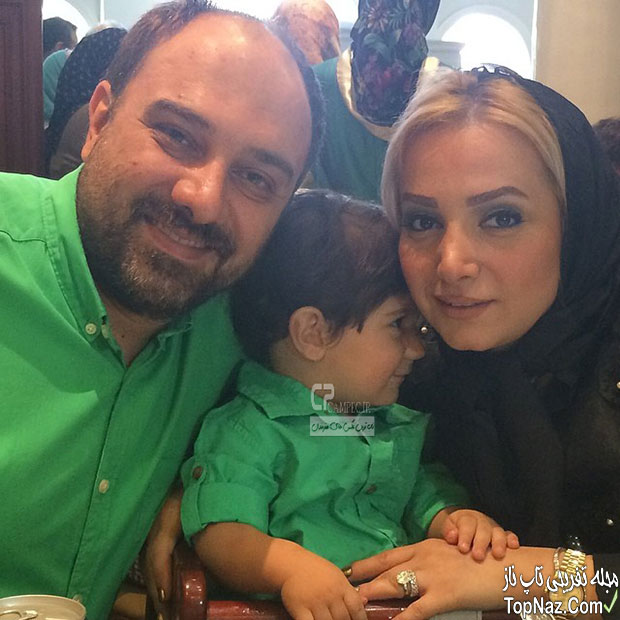 برزو ارجمند و همسر و فرزندش برزو ارجمند و همسر و فرزندش