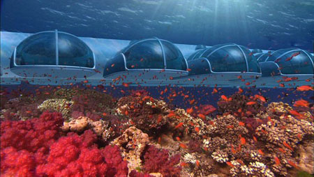 تصاویر دیدنی هتل های زیر آبی دنیا