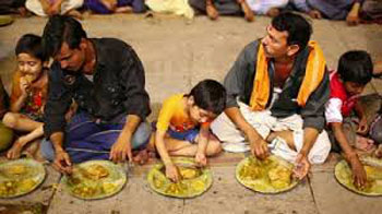 آداب و رسوم مردم هندوستان, آداب و رسم غذا خوردن در هند