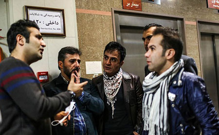 عیادت هنرمندان از مرتضی پاشایی عیادت هنرمندان از مرتضی پاشایی