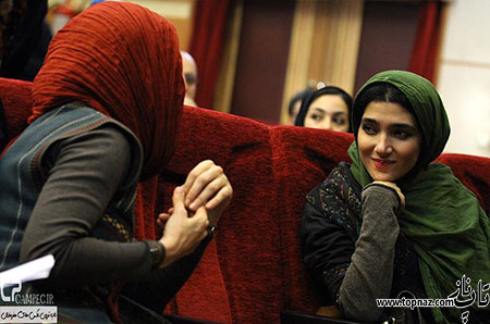 بازیگران در نشست خبری سریال پرده نشین بازیگران در نشست خبری سریال پرده نشین