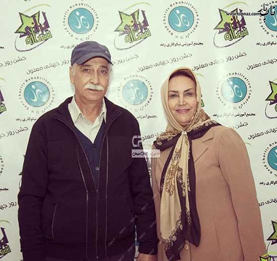 محمود پاک نیت و همسرش مهوش صبرکن محمود پاک نیت و همسرش مهوش صبرکن
