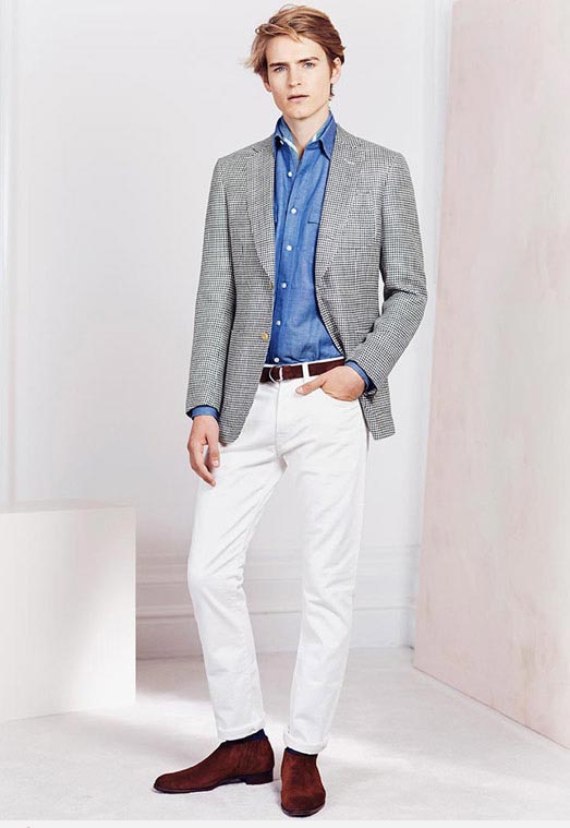 مدل لباس مردانه برند dunhill بهار 2015