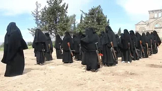 زنان سیاهپوش داعشی