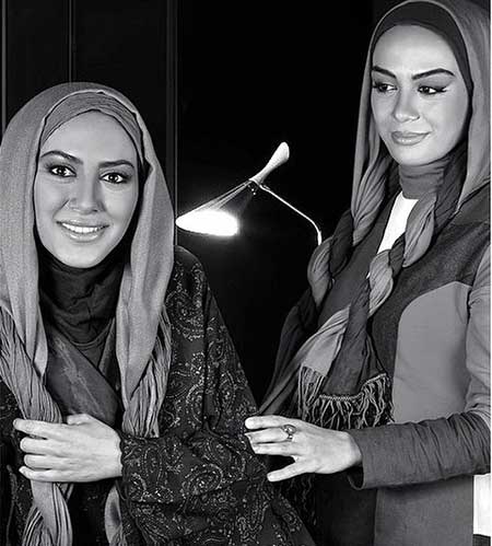 عکس های آتلیه زیبا از خواهران مارال و مونا فرجاد