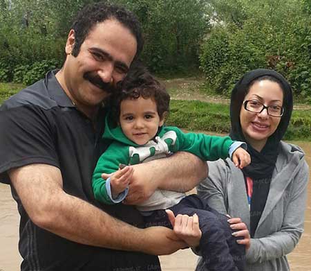  بهادر ملکی و همسر و فرزندش/صدا پیشه فامیل دور