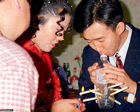 رسم سیگار کشیدن عروس در شب عروسی رسم سیگار کشیدن عروس در شب عروسی