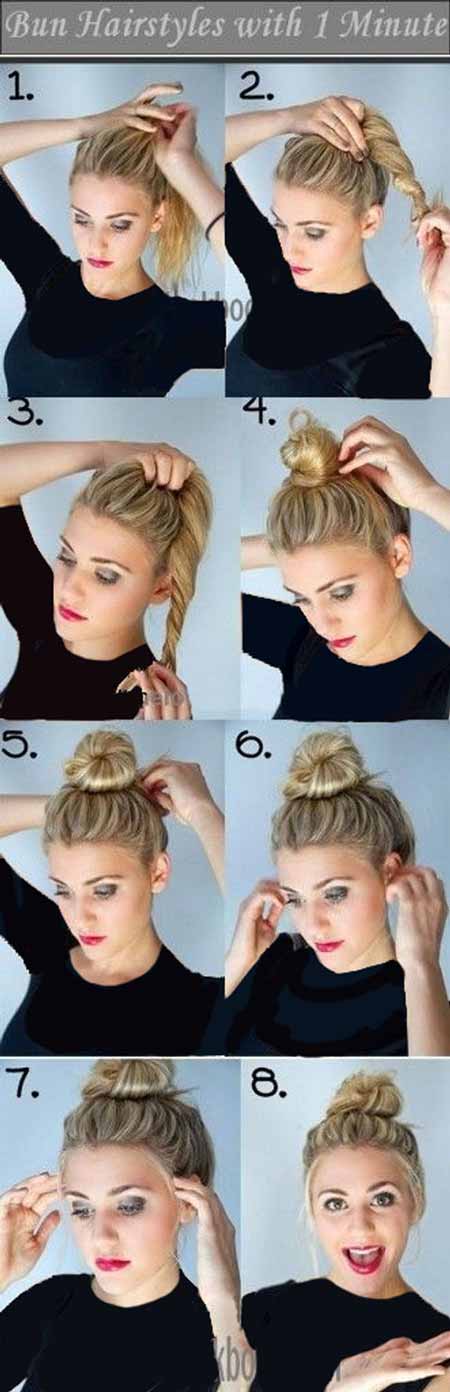مدل موهای راحت برای خانم های پر مشغله