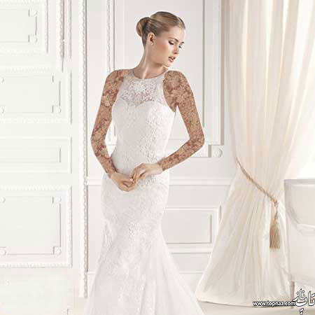 مدل لباس عروس اروپایی جذاب