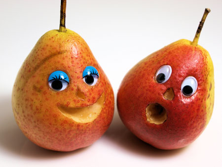 عکس های خنده دار از میوه ها