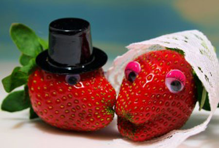 عکس های خنده دار از میوه ها