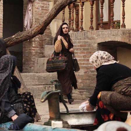 عکسی از پشت صحنه سریال شهرزاد که گلاره عباسی منتشر کرد