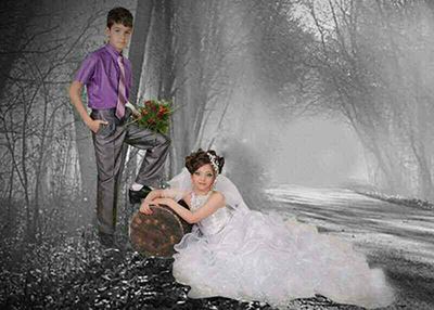 عکس های جنجالی مراسم عروسی دختر و پسر بچه ایرانی