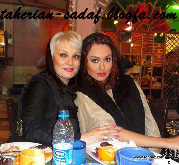عکس های صدف طاهریان و مادرش قبل از بی حجاب شدن